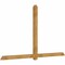 Ekena Millwork Eugene Rough Sawn Timber Gable Bracket, Western Red Cedar, 108"W x 63"H x 4"D x 4"F, 14/12 Pitch GBW108X63X0404EUG00RWR - alternate 3